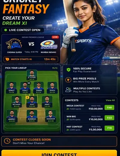 Hero11 (hero11) fantasy cricket & matchday visual 3
